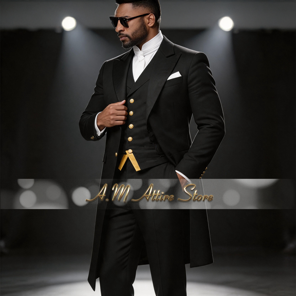 Men'S Formal Wear For A Wedding - Wedding Suit for Men Blue 3-Piece