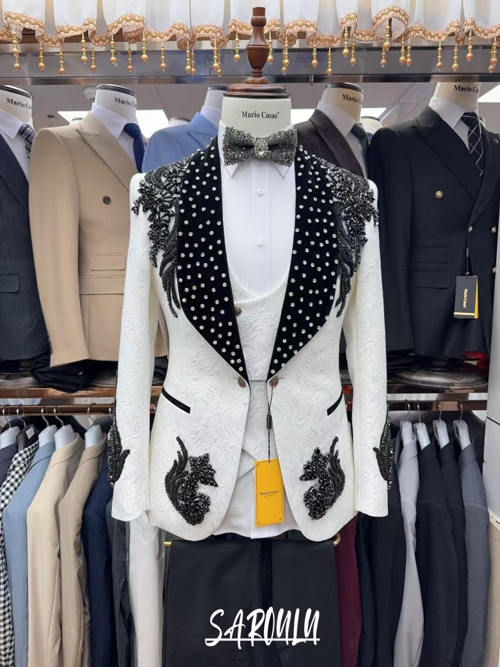 Men Formal Wear Pants - On Sale Luxurious Shawl Lapel Men's