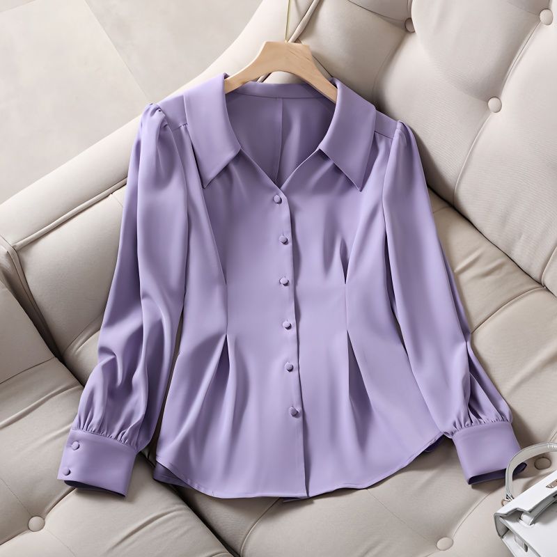 Temperament Fashion Sping New  - مراجعة Dress Shirt French Cuff وسعره