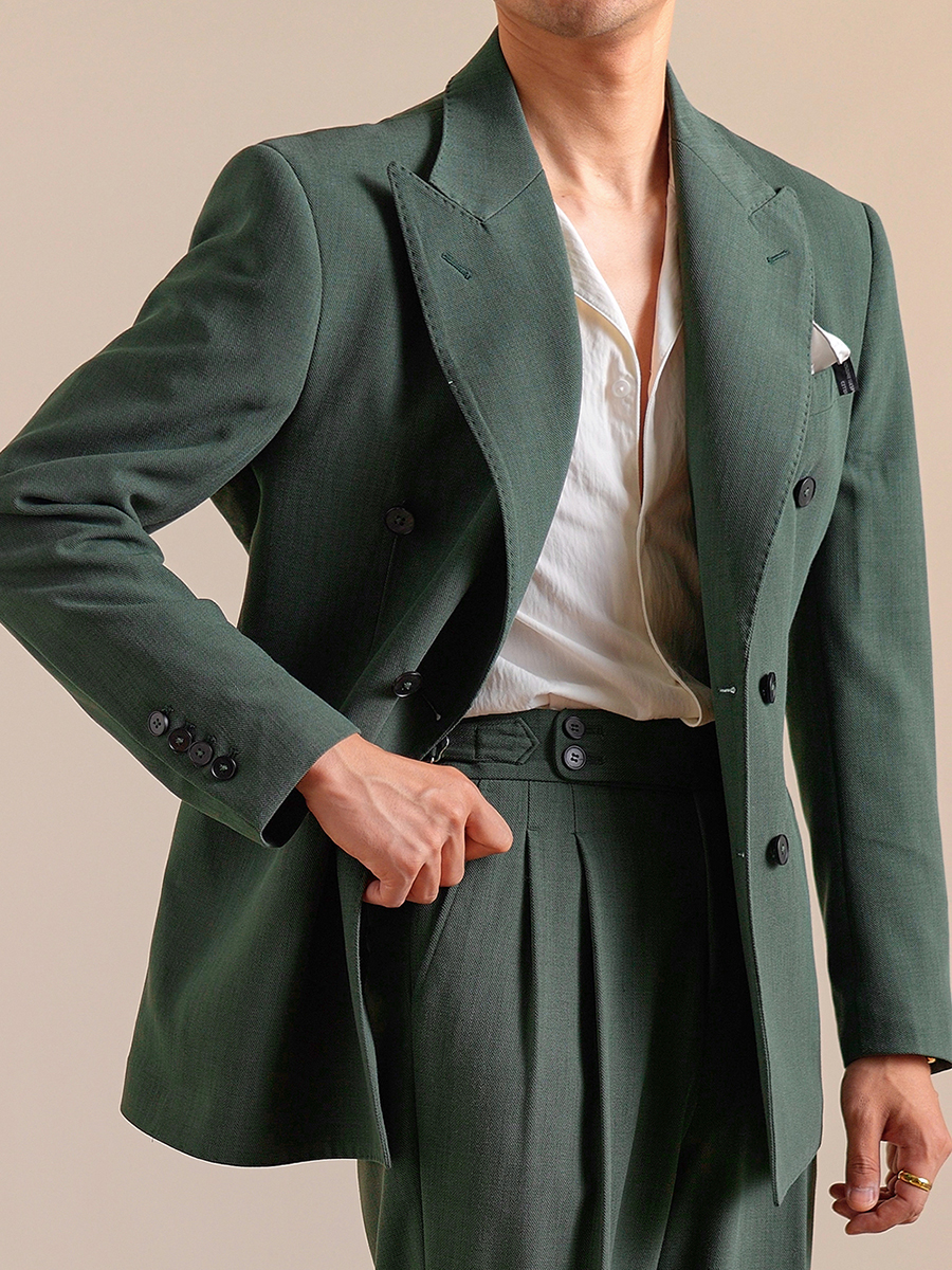 10% Wool 12% Modal Mens Suits  - مراجعة Men Formal Wear Pants وسعره