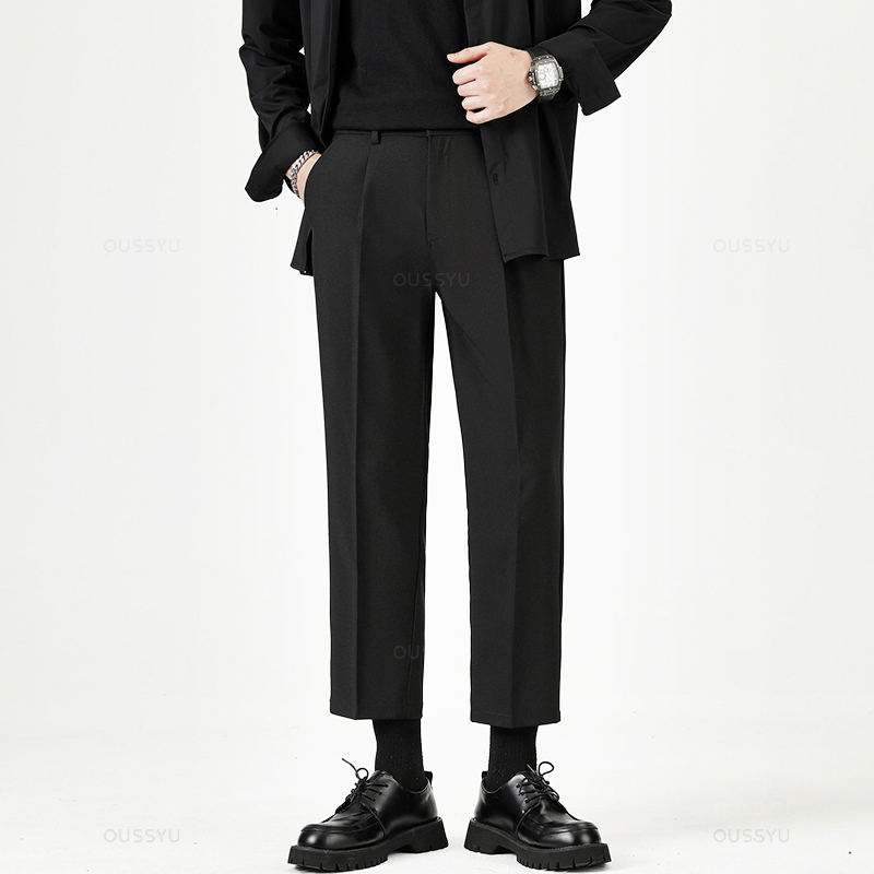 Brand Clothing Smooth Suit Pan - مراجعة Men'S Formal Wear Accessories وسعره