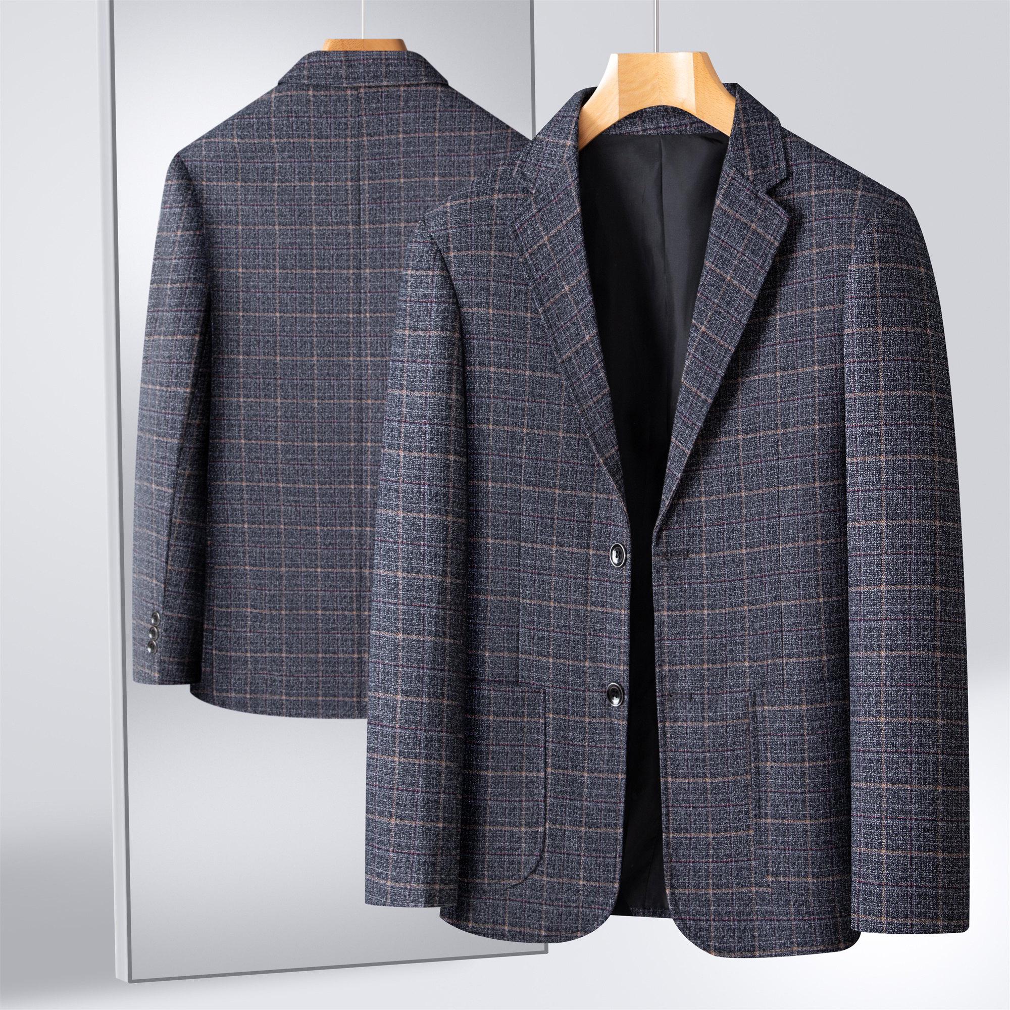 Striped Suit Men's Plaid Suit  - مراجعة Men Formal Wear In Summer وسعره