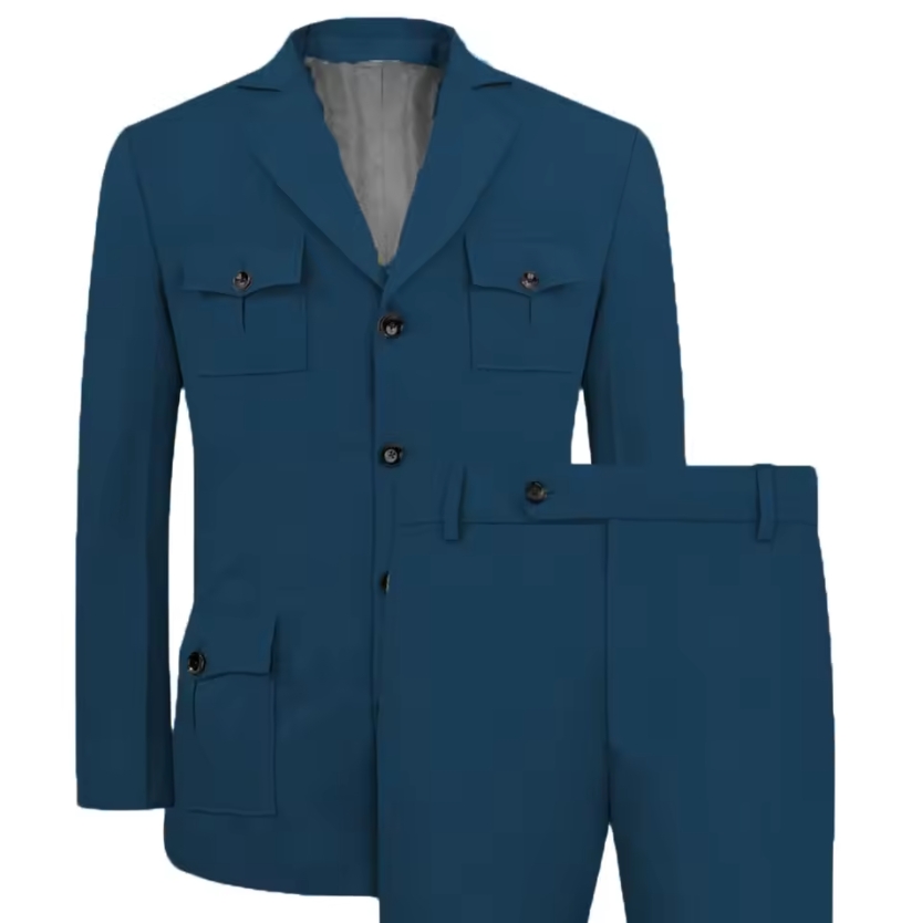 Men's Suits Jakcet Casual Khak - مراجعة Men Formal Wear Pants وسعره