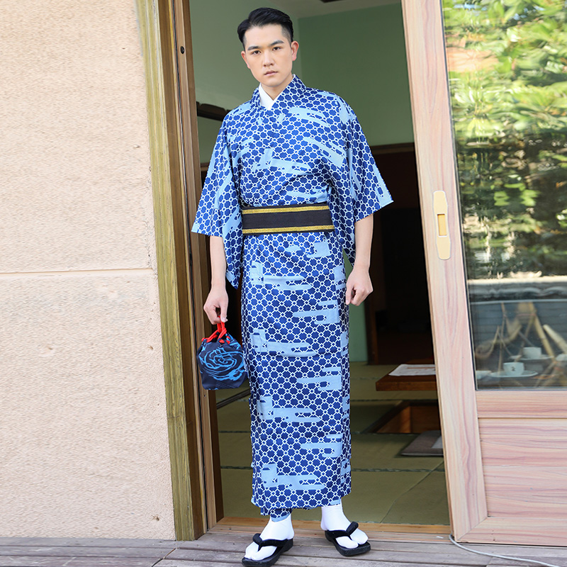 Summer Japanese Ethnic Clothin - مراجعة Traditional Japanese Men'S Formal Wear وسعره