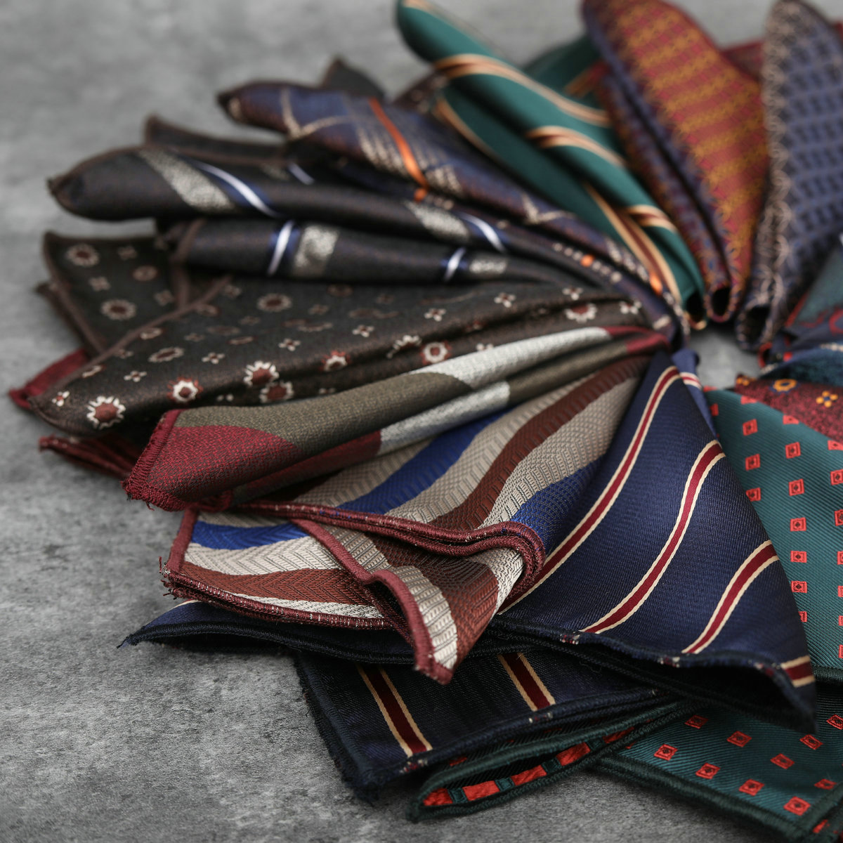Men's Fashion New Striped Pock - مراجعة Men'S Formal Wear Accessories وسعره