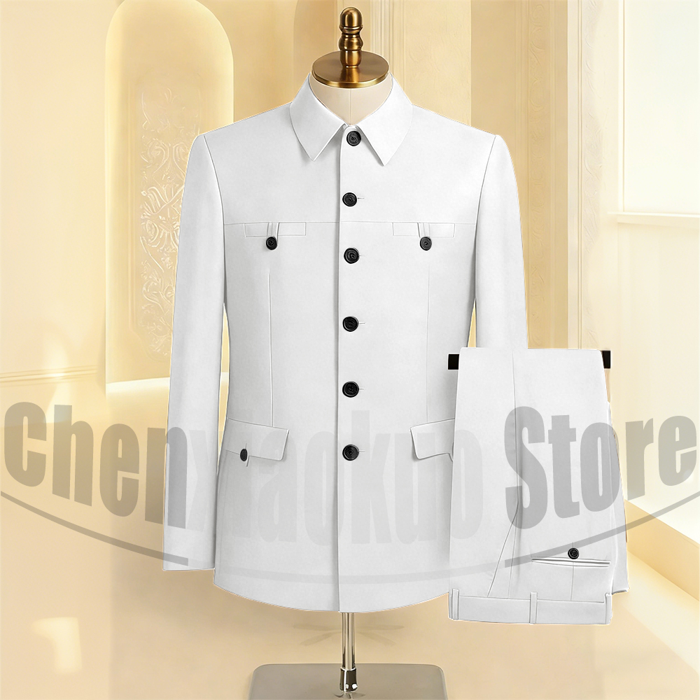 Men's Suit Set 2 Piece Formal  - مراجعة Men Formal Wear Pants وسعره