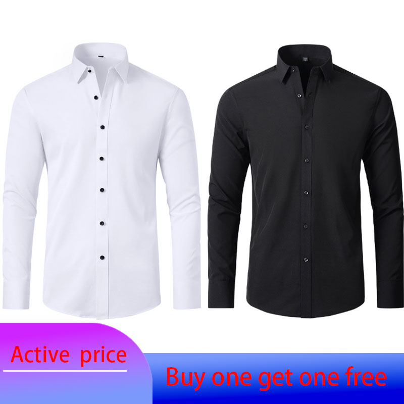 6XL Men's fashion long-sleeved - مراجعة Men Formal Wear In Summer وسعره