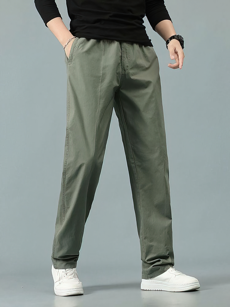 100% Cotton Straight Casual Pa - مراجعة Men Formal Wear In Summer وسعره