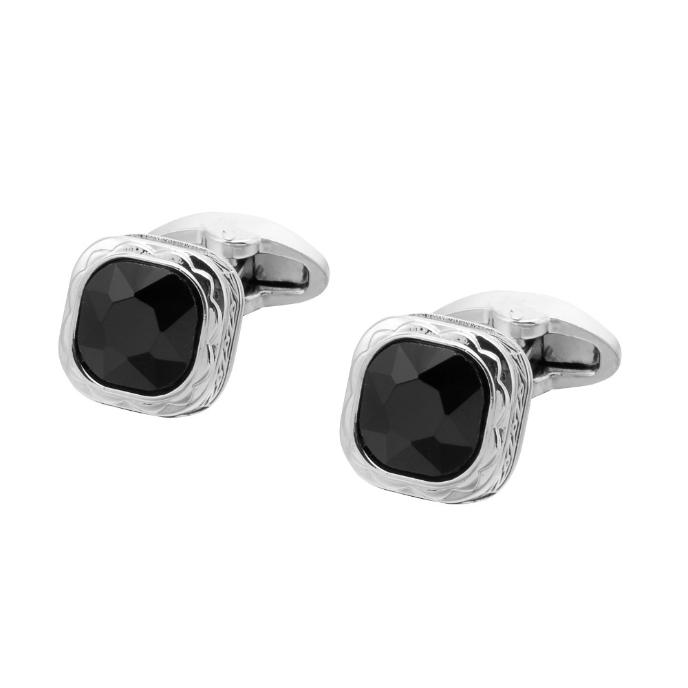 Black Gemstone French Cufflink - مراجعة Dress Shirt French Cuff وسعره