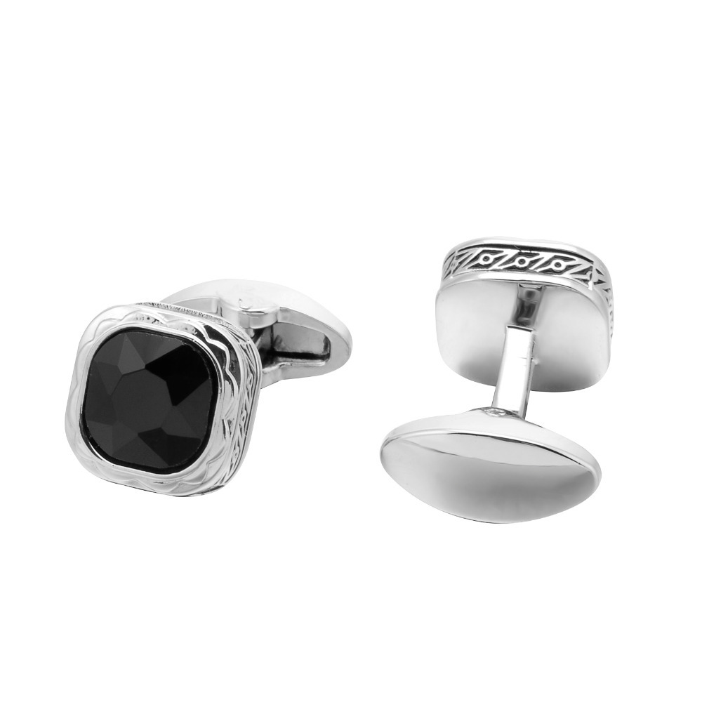 Black Gemstone French Cufflink - مراجعة Dress Shirt French Cuff وسعره