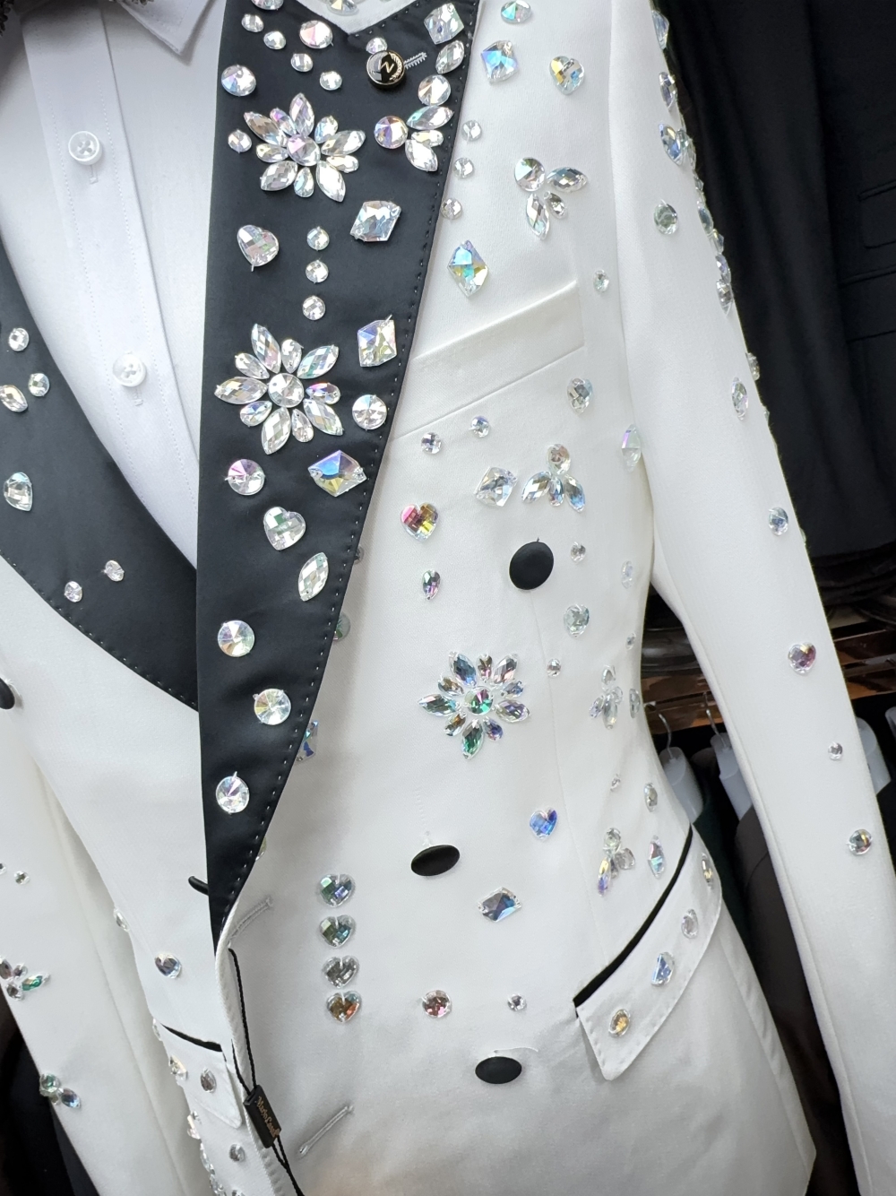 2025 Sparkly In Stock Crystals - مراجعة Men Formal Wear Pants وسعره