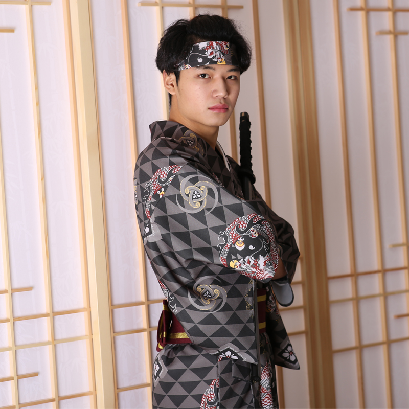 Asian Ethnic New Design Kimono - مراجعة Traditional Japanese Men'S Formal Wear وسعره