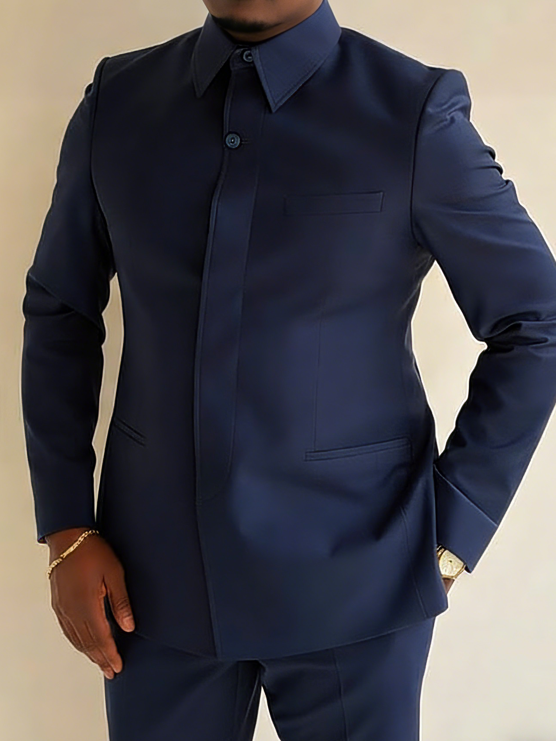 Cenne Des Graoom 2026 Navy Blu - مراجعة Men Formal Wear Pants وسعره