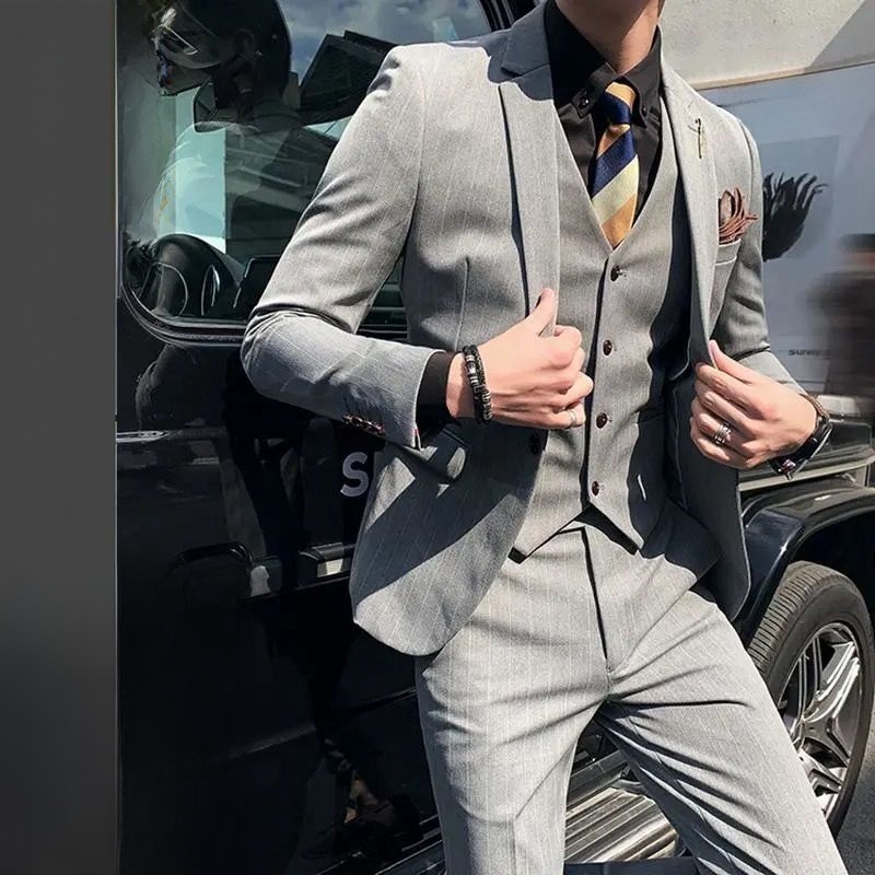 Slim Fit Tee Piece Suit Weddin - مراجعة Men'S Urban Formal Wear وسعره
