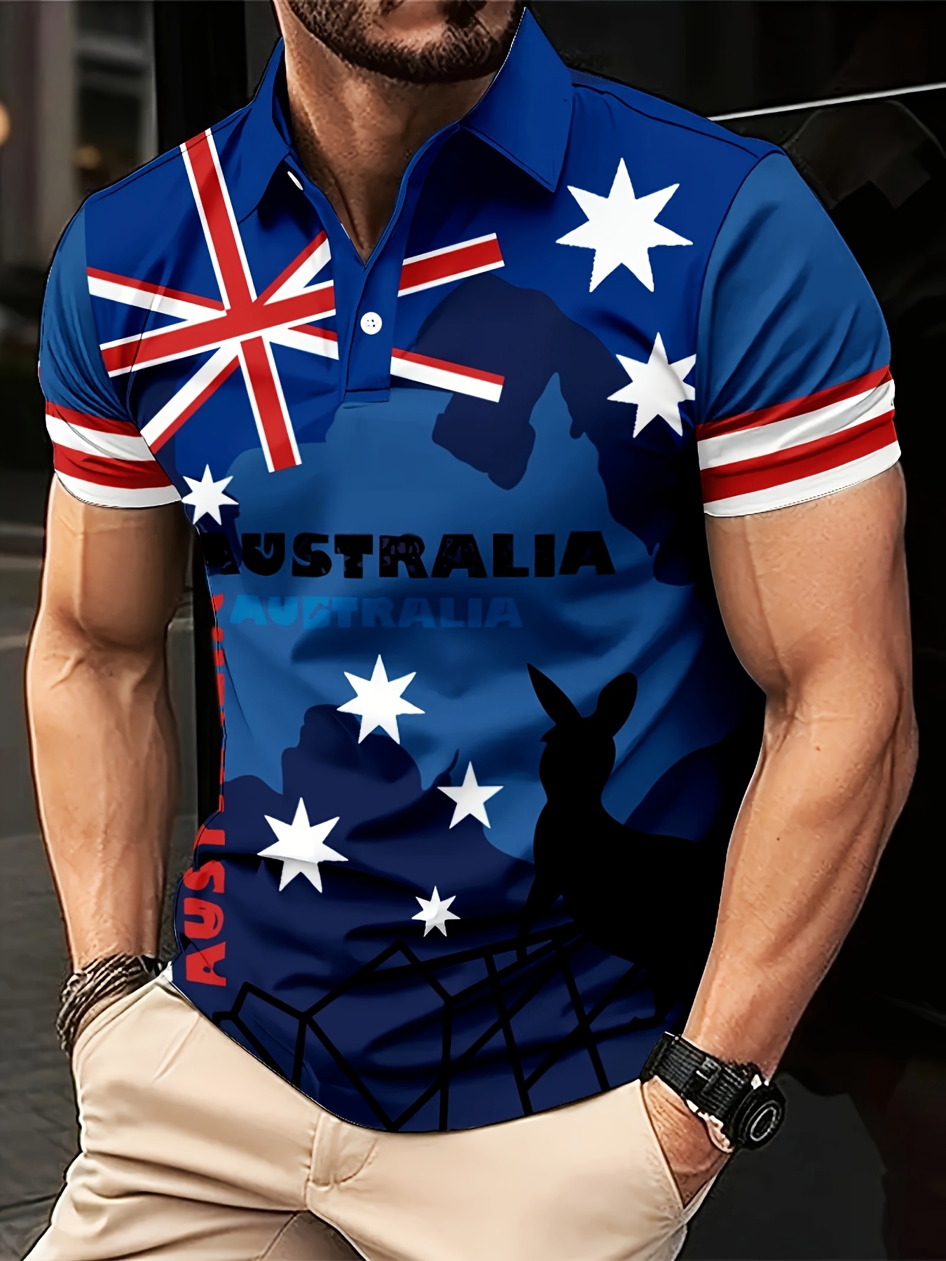 Summer Australian Flag Kangaro - مراجعة Men Formal Wear In Summer وسعره