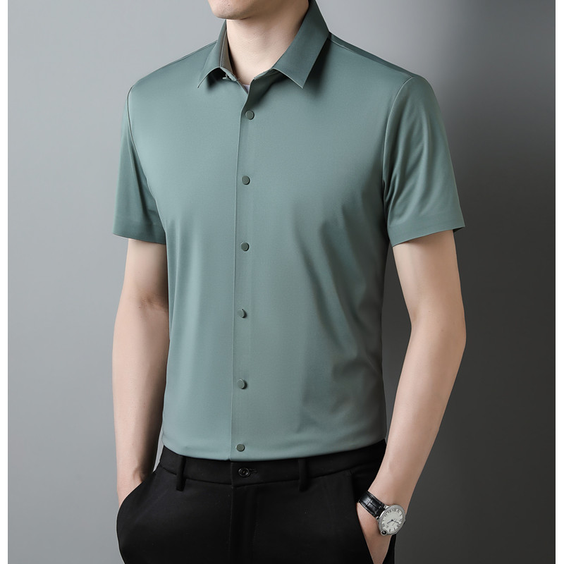 Men's Premium Shirt New Summer - مراجعة Men Formal Office Wear Shirts وسعره