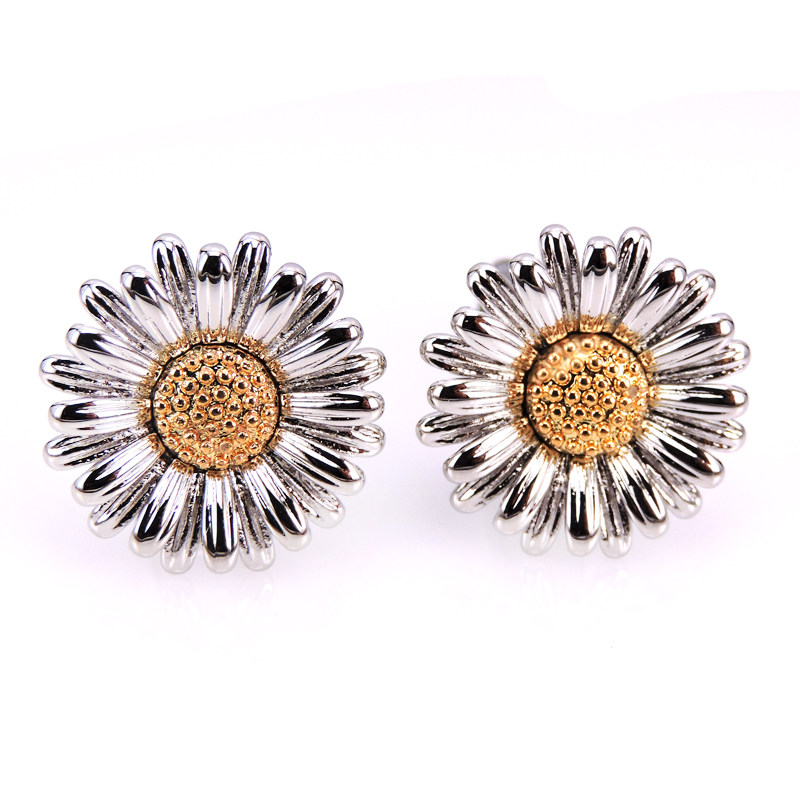 Sunflower Cufflinks luxury men - مراجعة Dress Shirt French Cuff وسعره