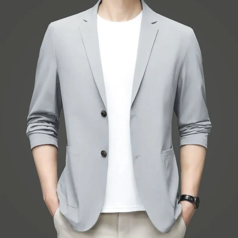 New Summer Men Thin Blazers Bu - مراجعة Men Formal Wear In Summer وسعره