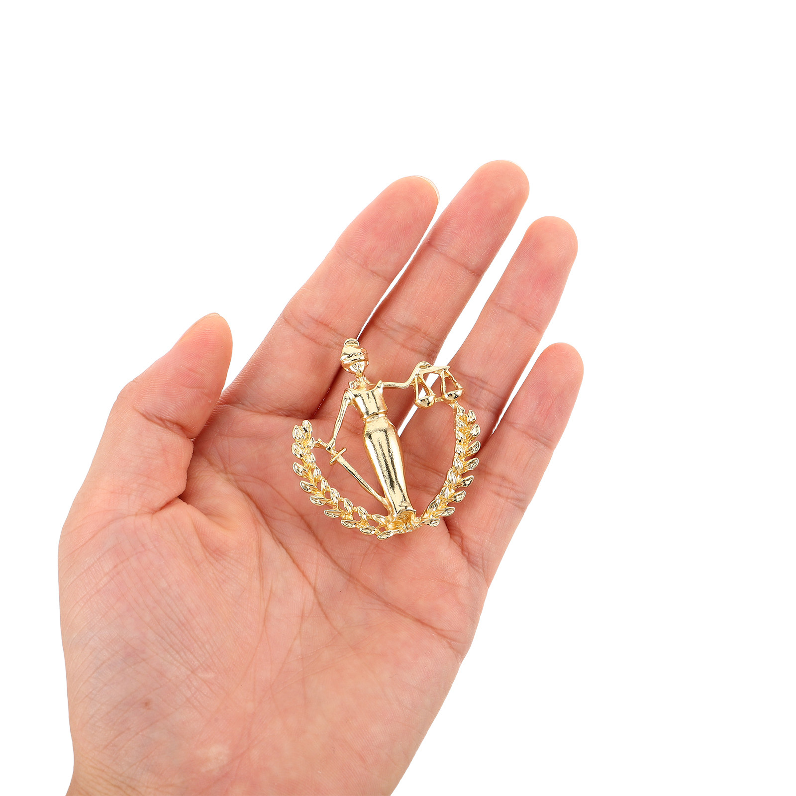 2Pcs Lawyer Brooch Pin Men Sca - مراجعة Scale - Men Formals & Ethnic Wear وسعره