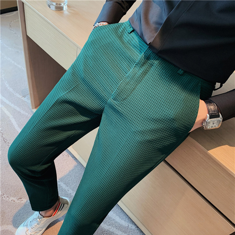 2024 Autumn New Waffle Stretch - مراجعة Men'S Formal Wear Accessories وسعره