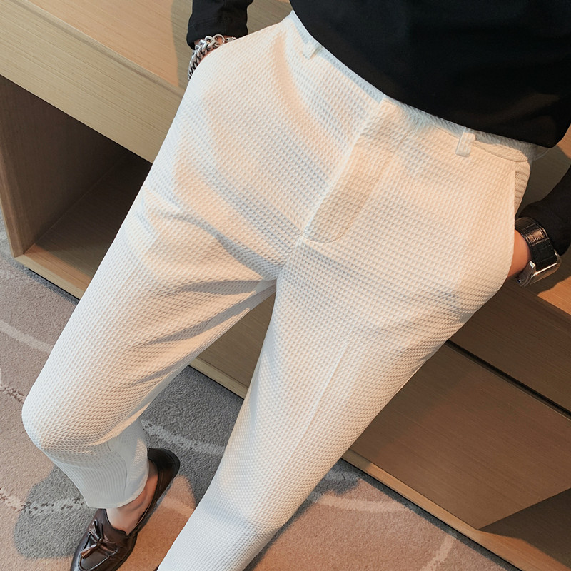 2024 Autumn New Waffle Stretch - مراجعة Men'S Formal Wear Accessories وسعره