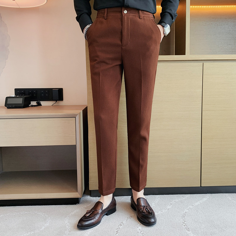 2024 Autumn New Waffle Stretch - مراجعة Men'S Formal Wear Accessories وسعره