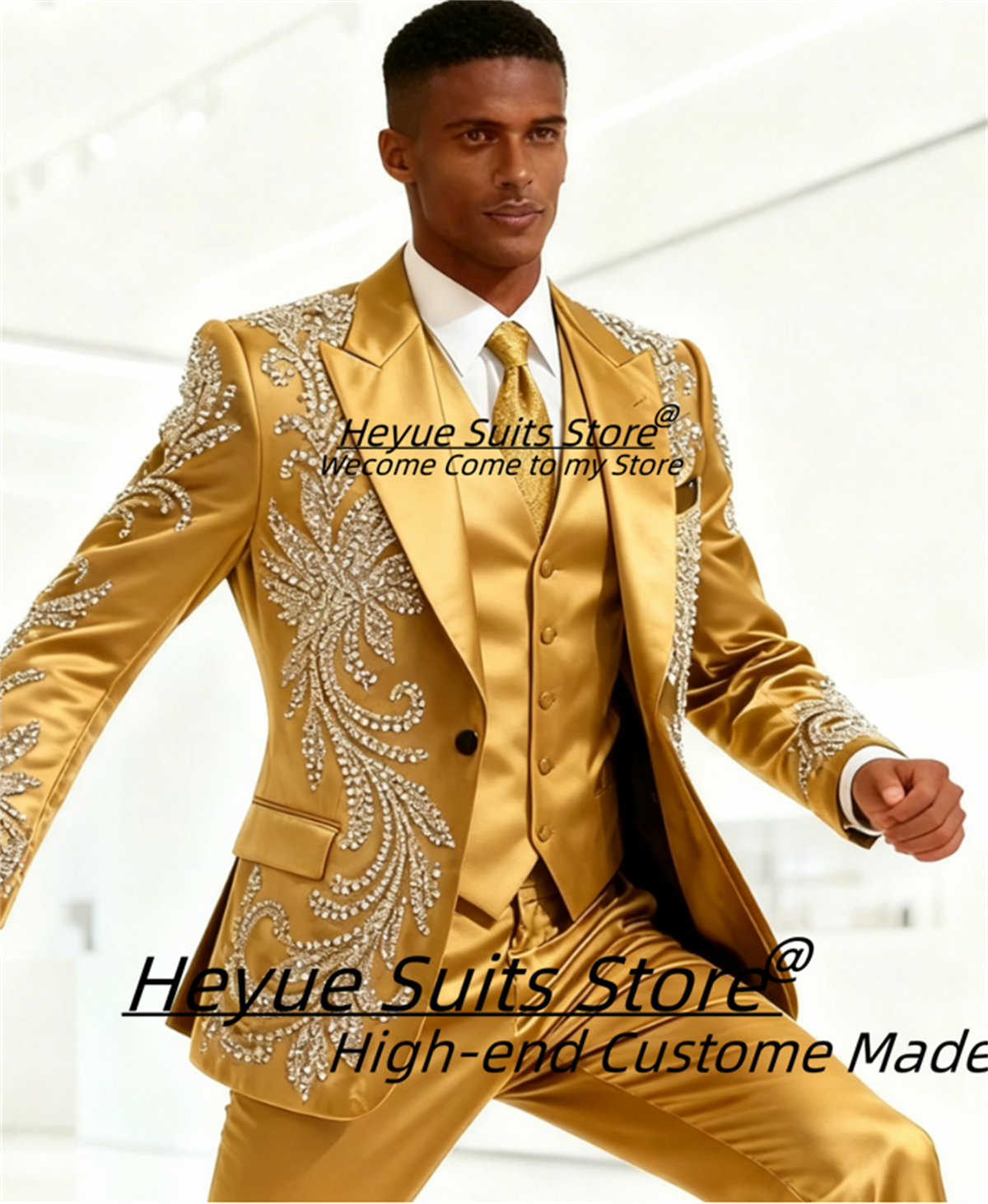 High End Customized Men Suit L - مراجعة Men'S Formal Wear Accessories وسعره