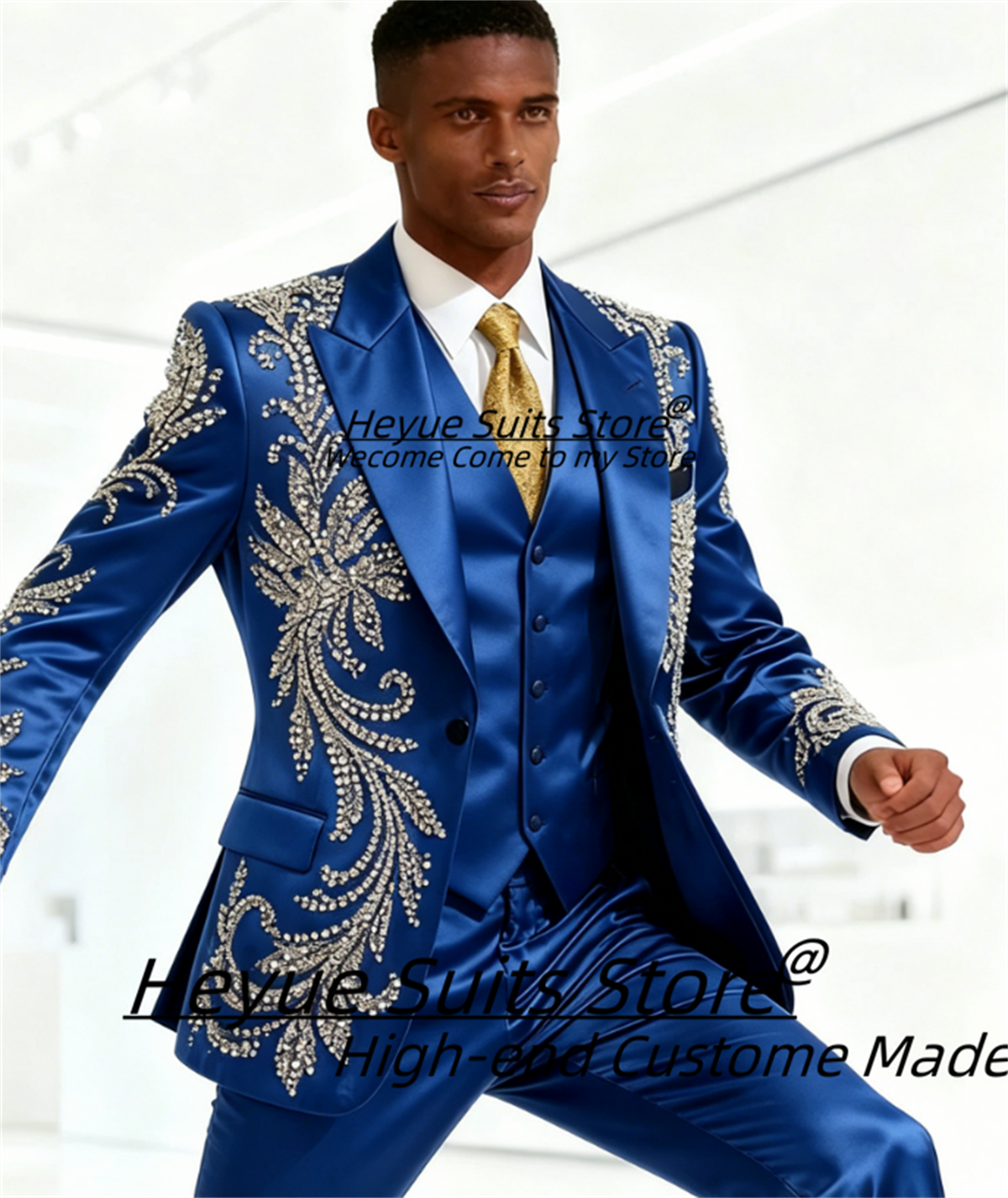 High End Customized Men Suit L - مراجعة Men'S Formal Wear Accessories وسعره