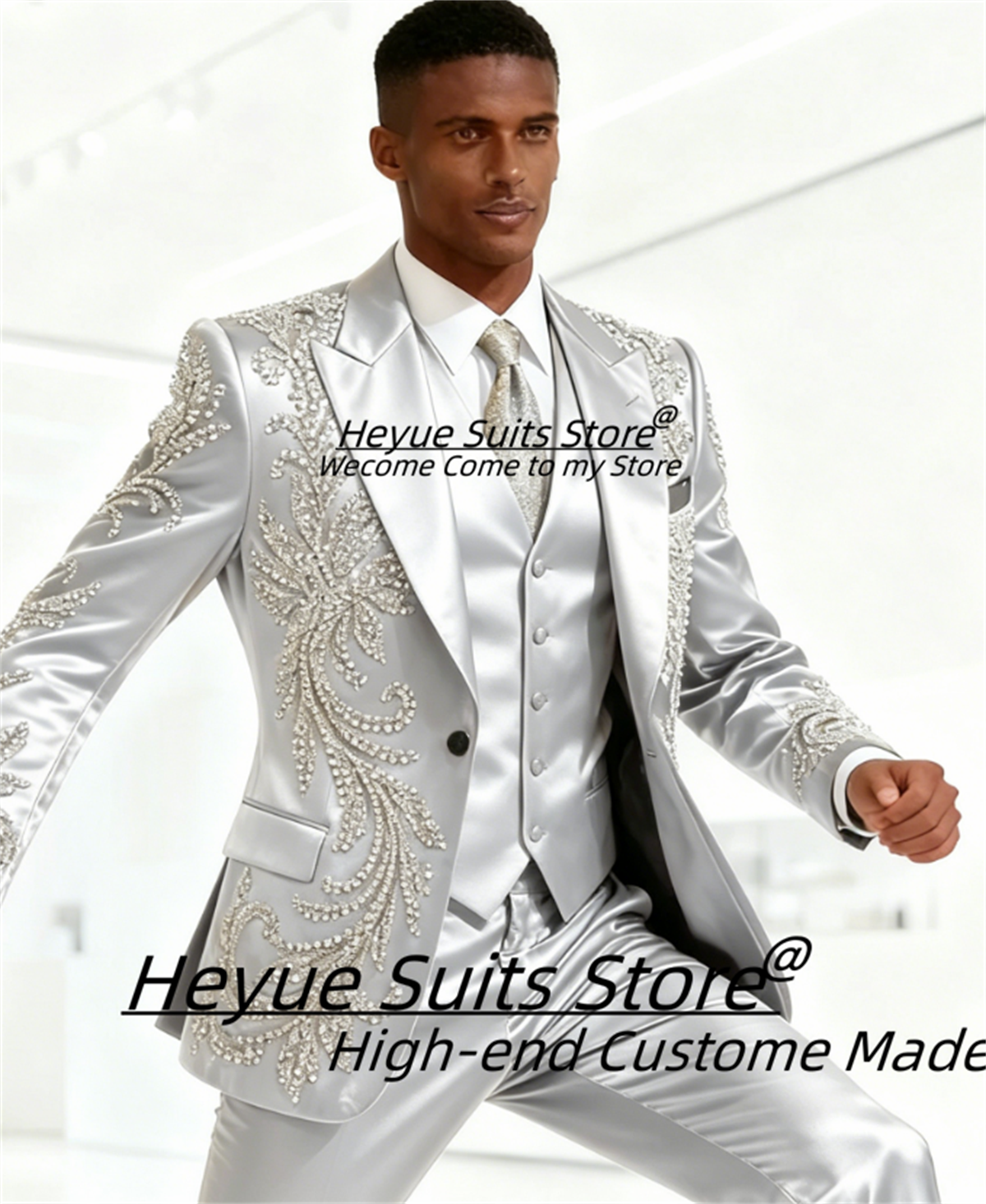 High End Customized Men Suit L - مراجعة Men'S Formal Wear Accessories وسعره