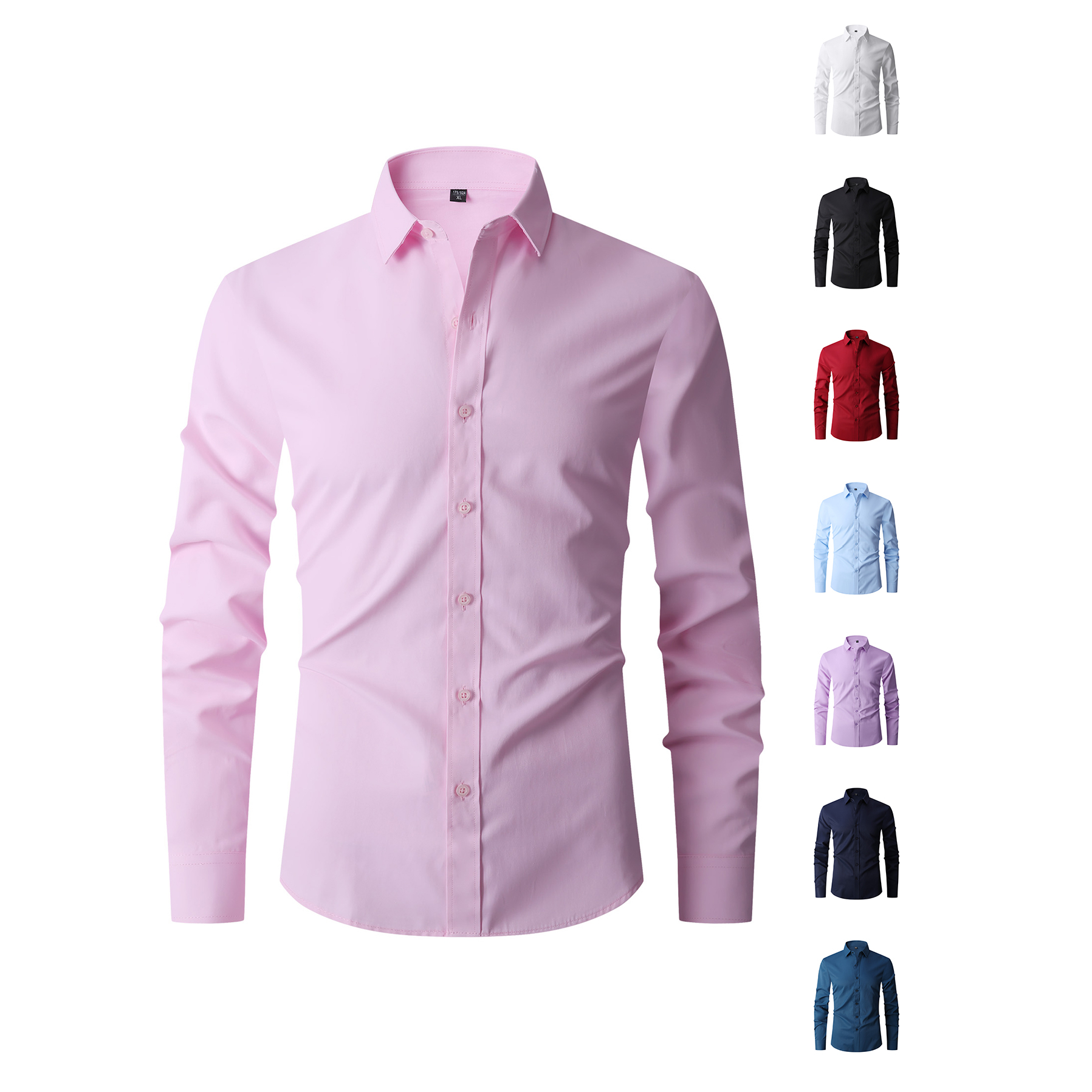 Good Quality Summer Cotton Men - مراجعة Men Formal Office Wear Shirts وسعره