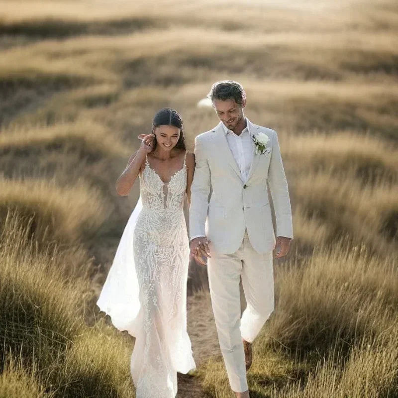 Linen Wedding Tuxedo For Men S - مراجعة Men Formal Wear In Summer وسعره