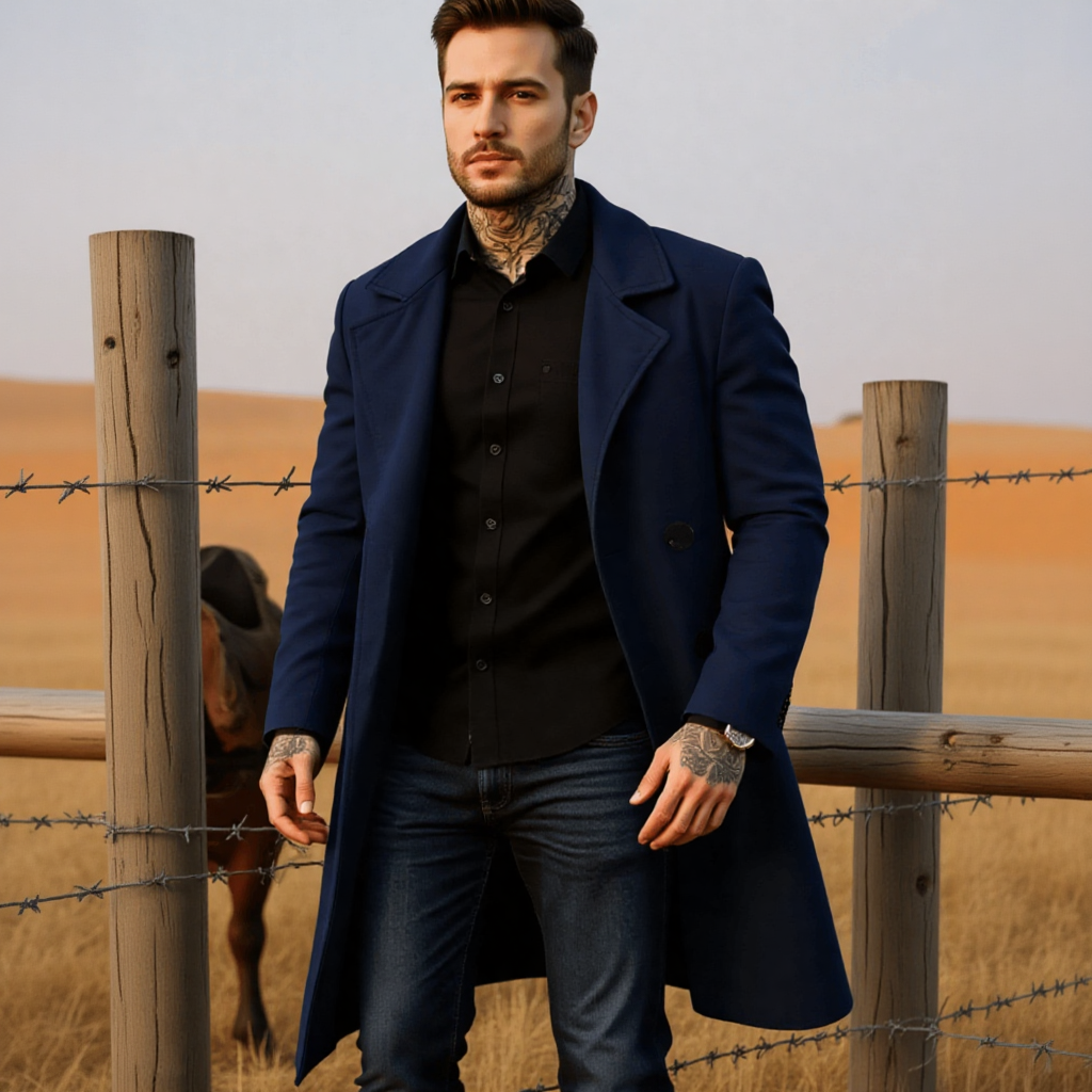 Men's Business Double-Breasted - مراجعة Men'S Urban Formal Wear وسعره