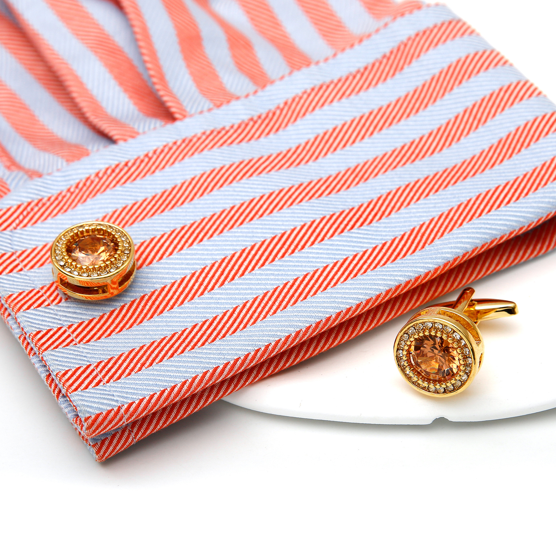 French Cufflinks Fashion Men's - مراجعة Dress Shirt French Cuff وسعره