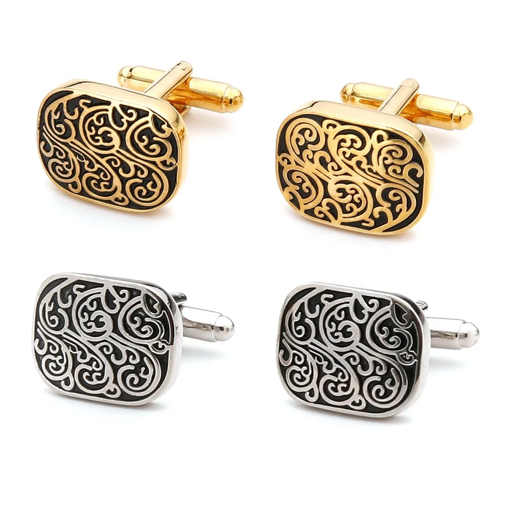 High Quality Gold Cufflinks Vi - مراجعة Dress Shirt French Cuff وسعره