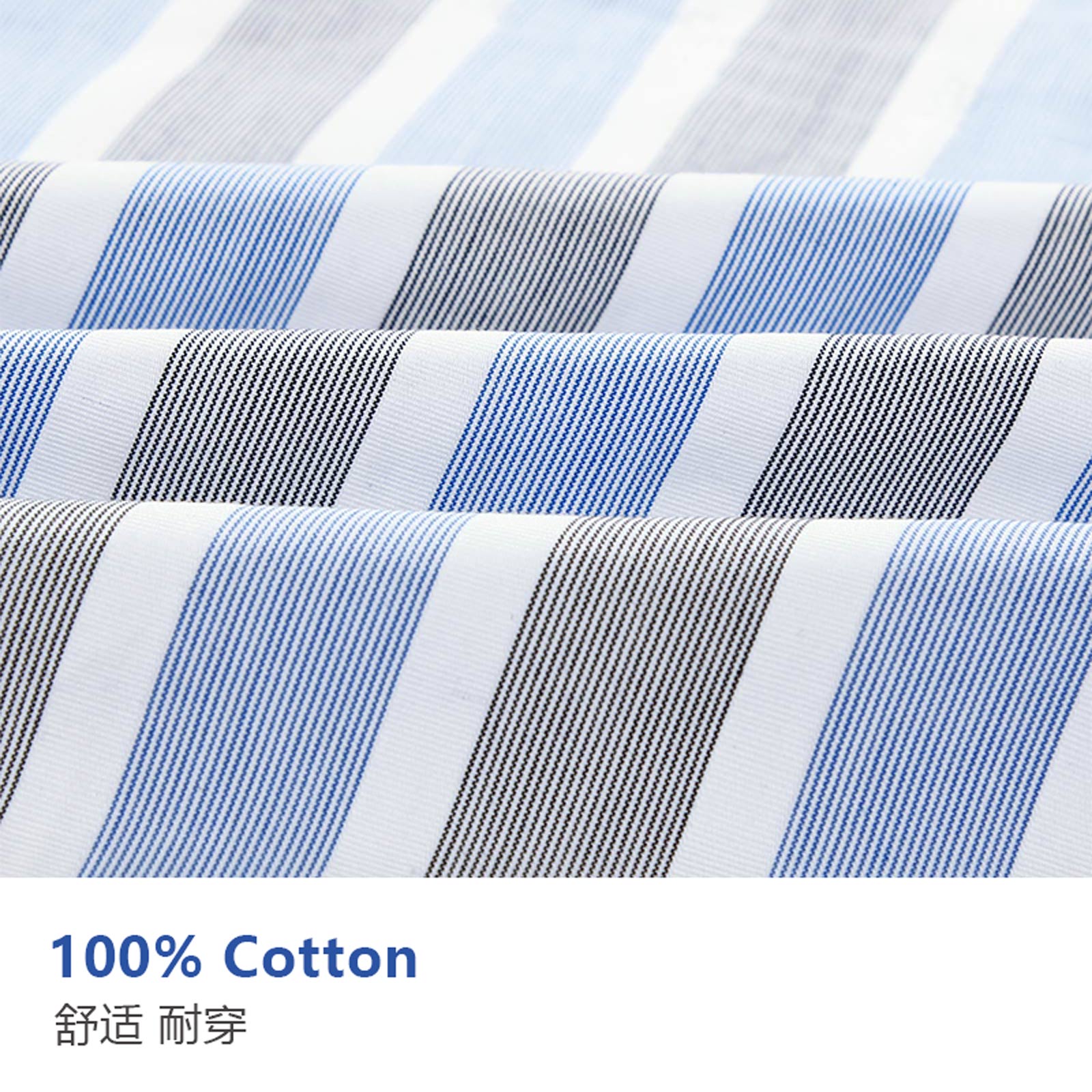 Men's 100% Cotton Striped Shir - مراجعة Men Formal Office Wear Shirts وسعره