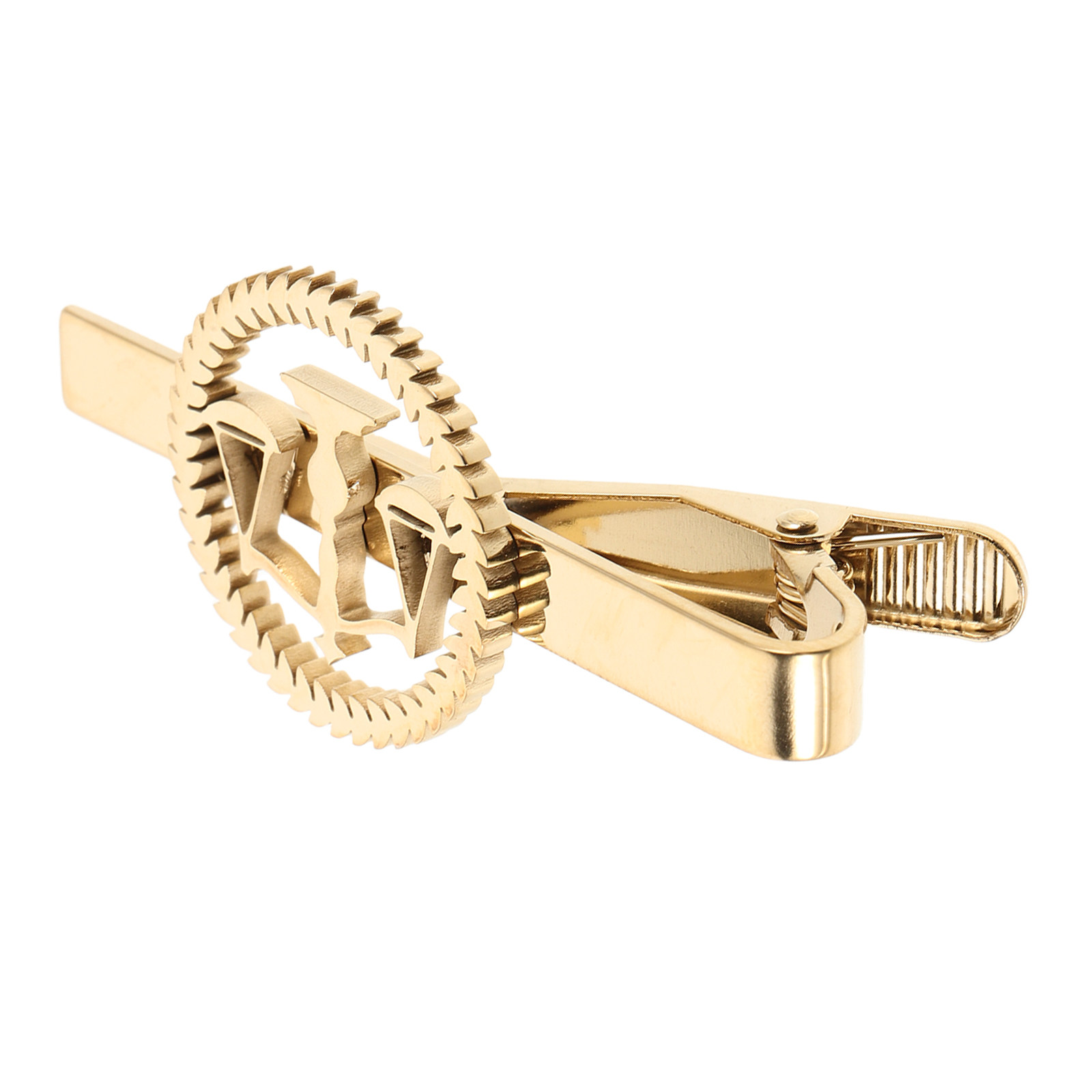 Libra Tie Clip Golden Stainles - مراجعة Scale - Men Formals & Ethnic Wear وسعره