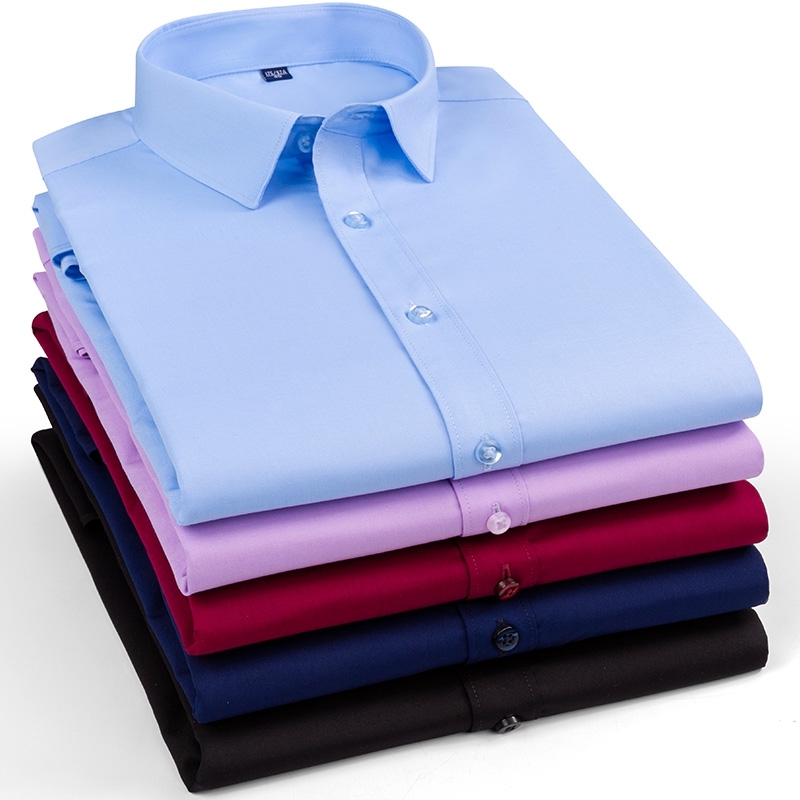 Ultra Fine Denier Bamboo Fiber - مراجعة Men Formal Office Wear Shirts وسعره