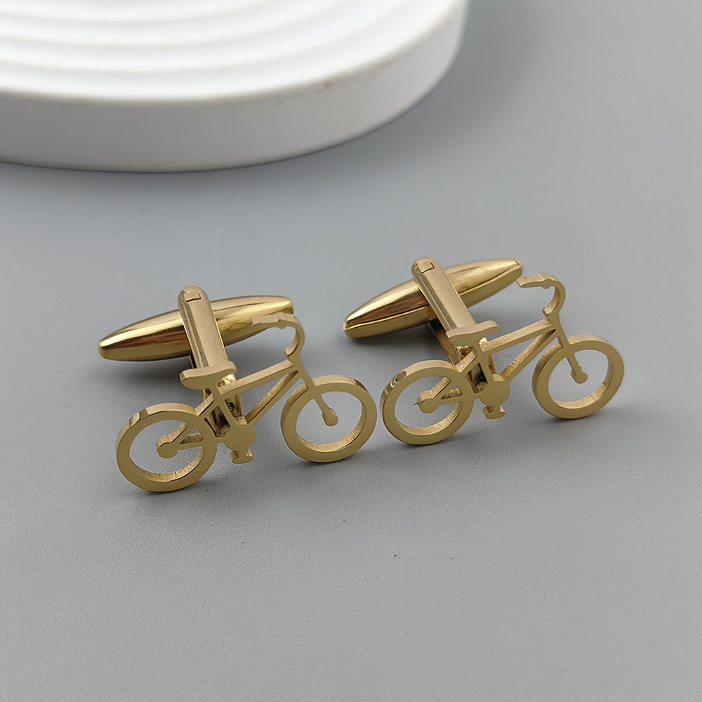 Punk style hollow bicycle stai - مراجعة Dress Shirt French Cuff وسعره