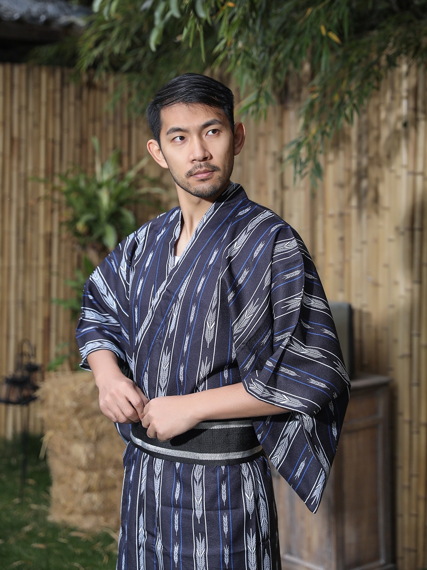 Japanese Kimono With Belt Men' - مراجعة Traditional Japanese Men'S Formal Wear وسعره