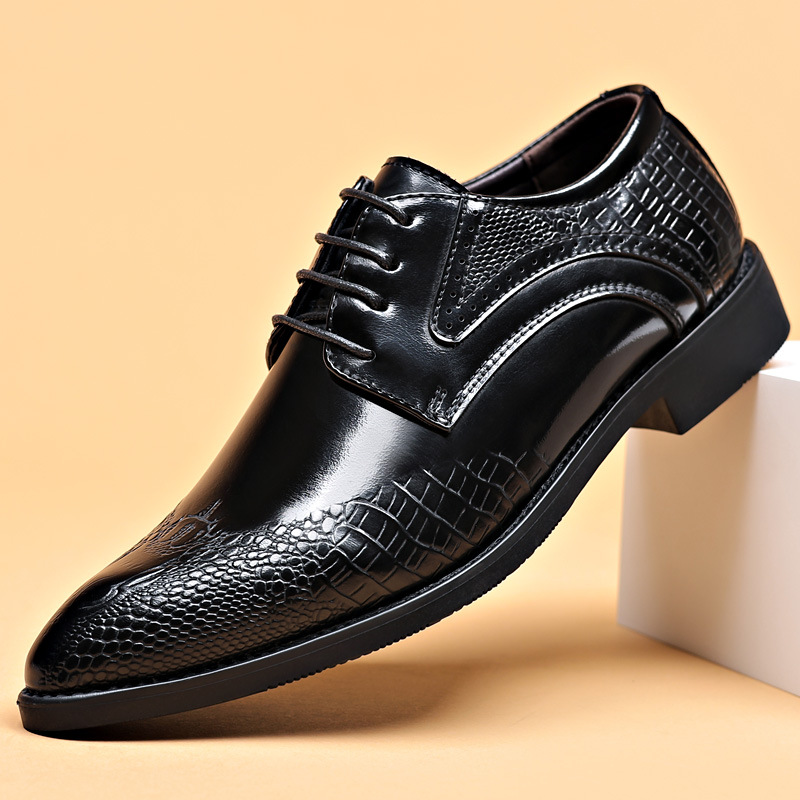 Men Dress Shoes Scale Pattern  - مراجعة Scale - Men Formals & Ethnic Wear وسعره
