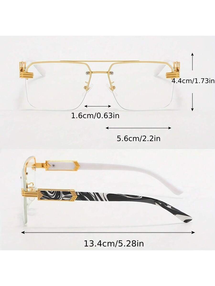 Mens Half-Frame Eyewear With T - مراجعة Men'S Formal Wear Accessories وسعره
