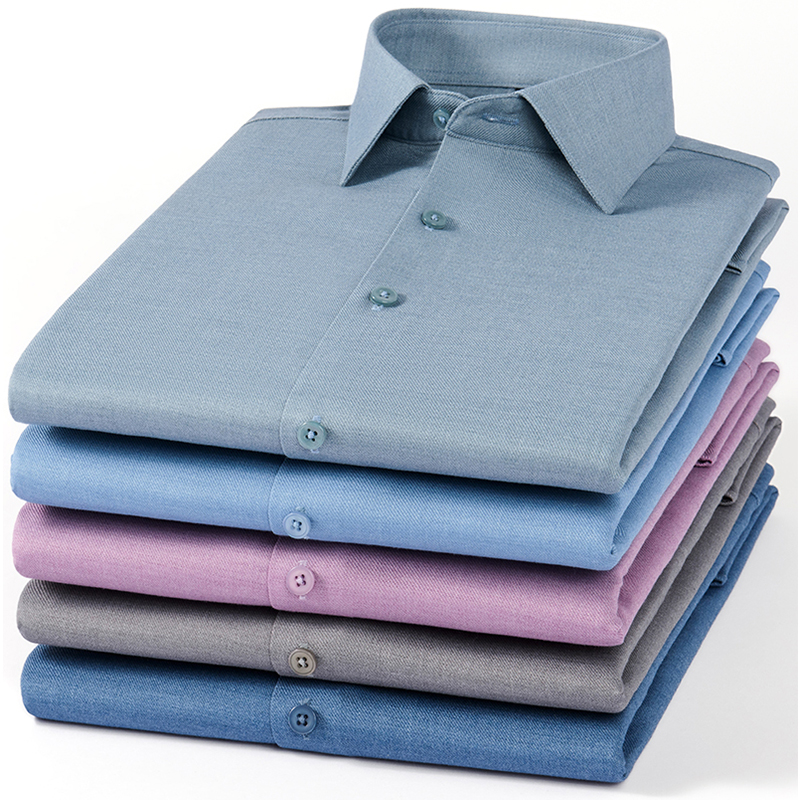 Men's Slim Fit Wool Long Sleev - مراجعة Men Formal Office Wear Shirts وسعره