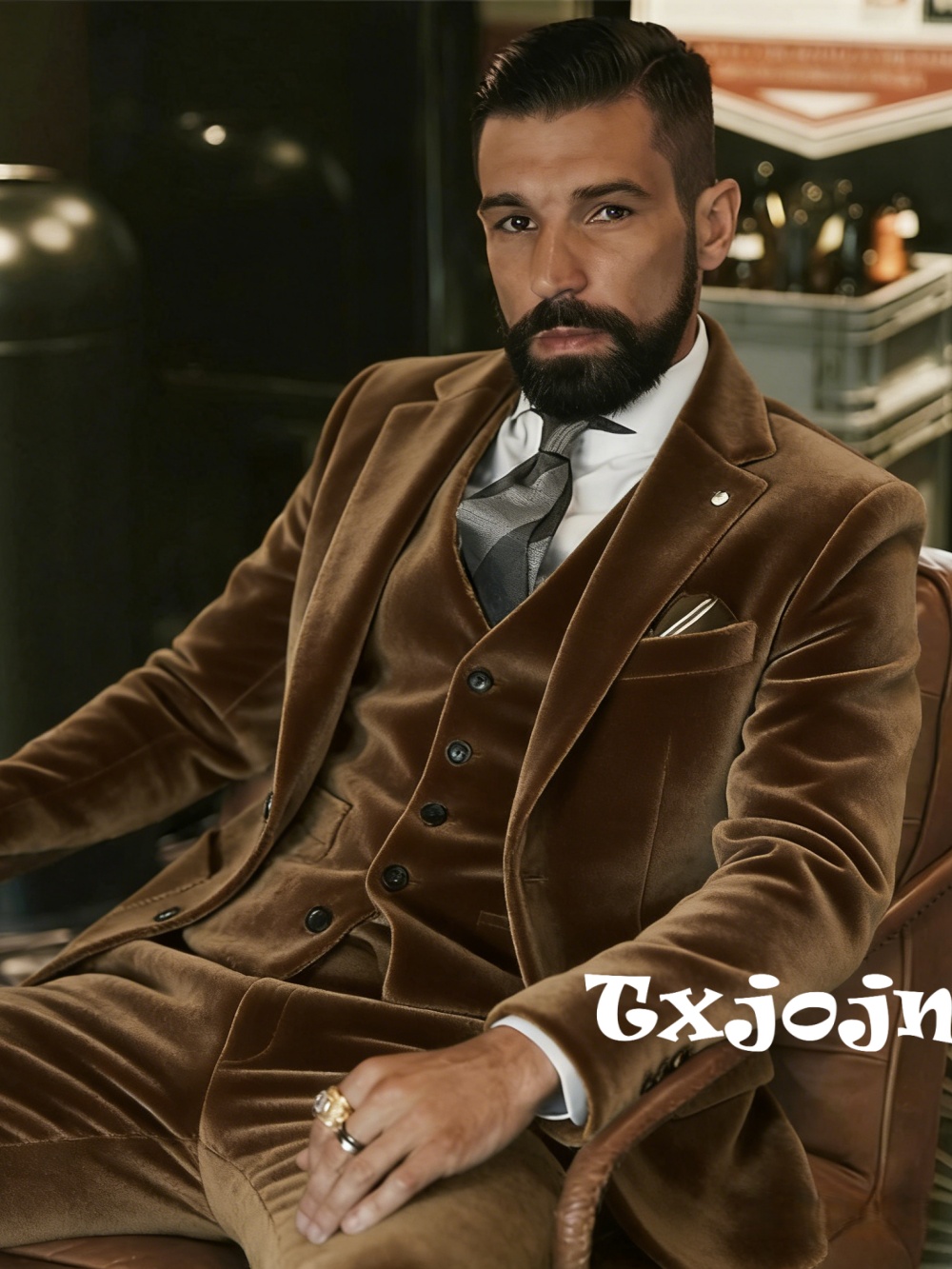 Men's Velvet Suits 3 Pieces Da - مراجعة Men'S Formal Wear For A Wedding وسعره