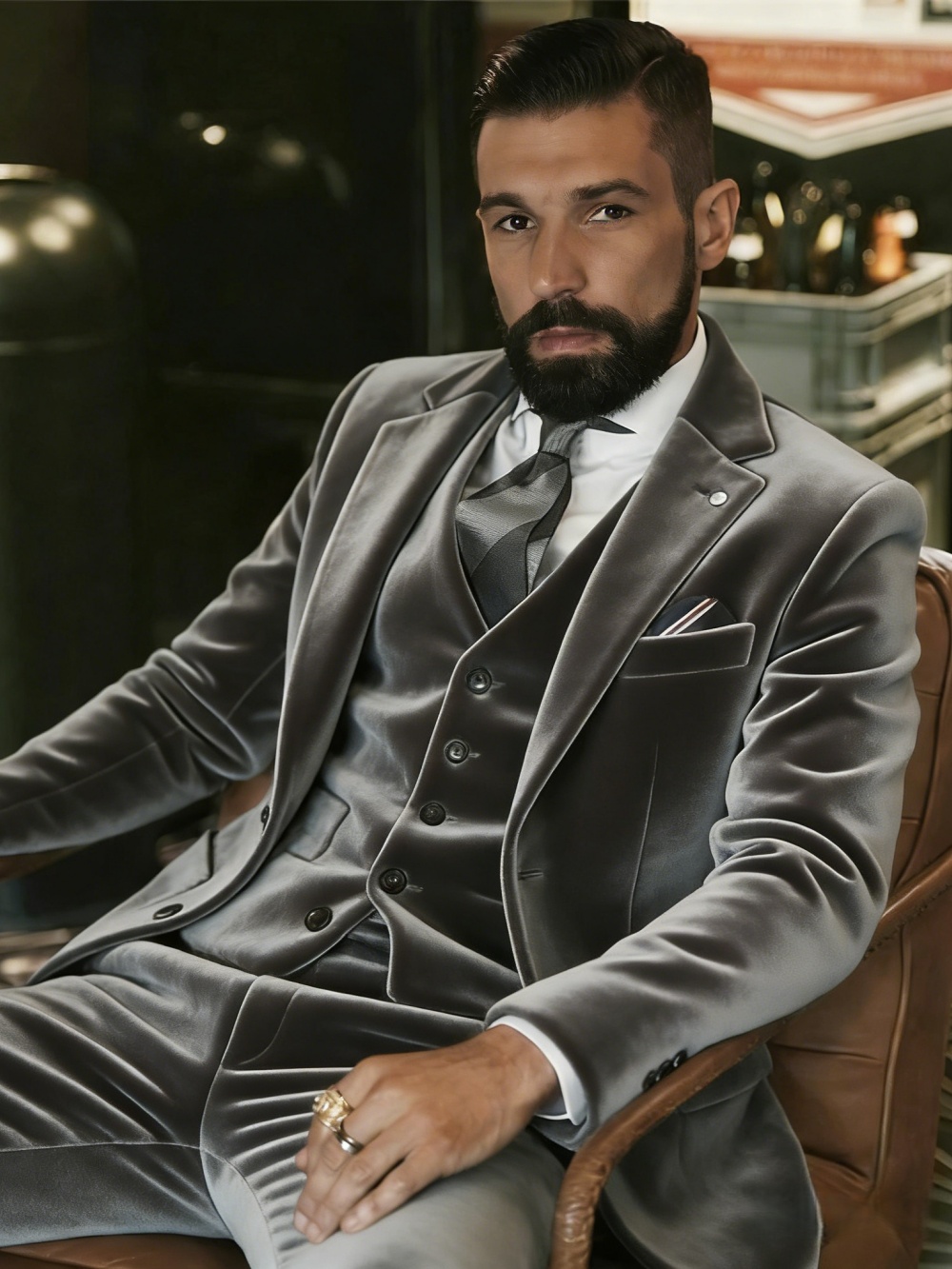 Men's Velvet Suits 3 Pieces Da - مراجعة Men'S Formal Wear For A Wedding وسعره