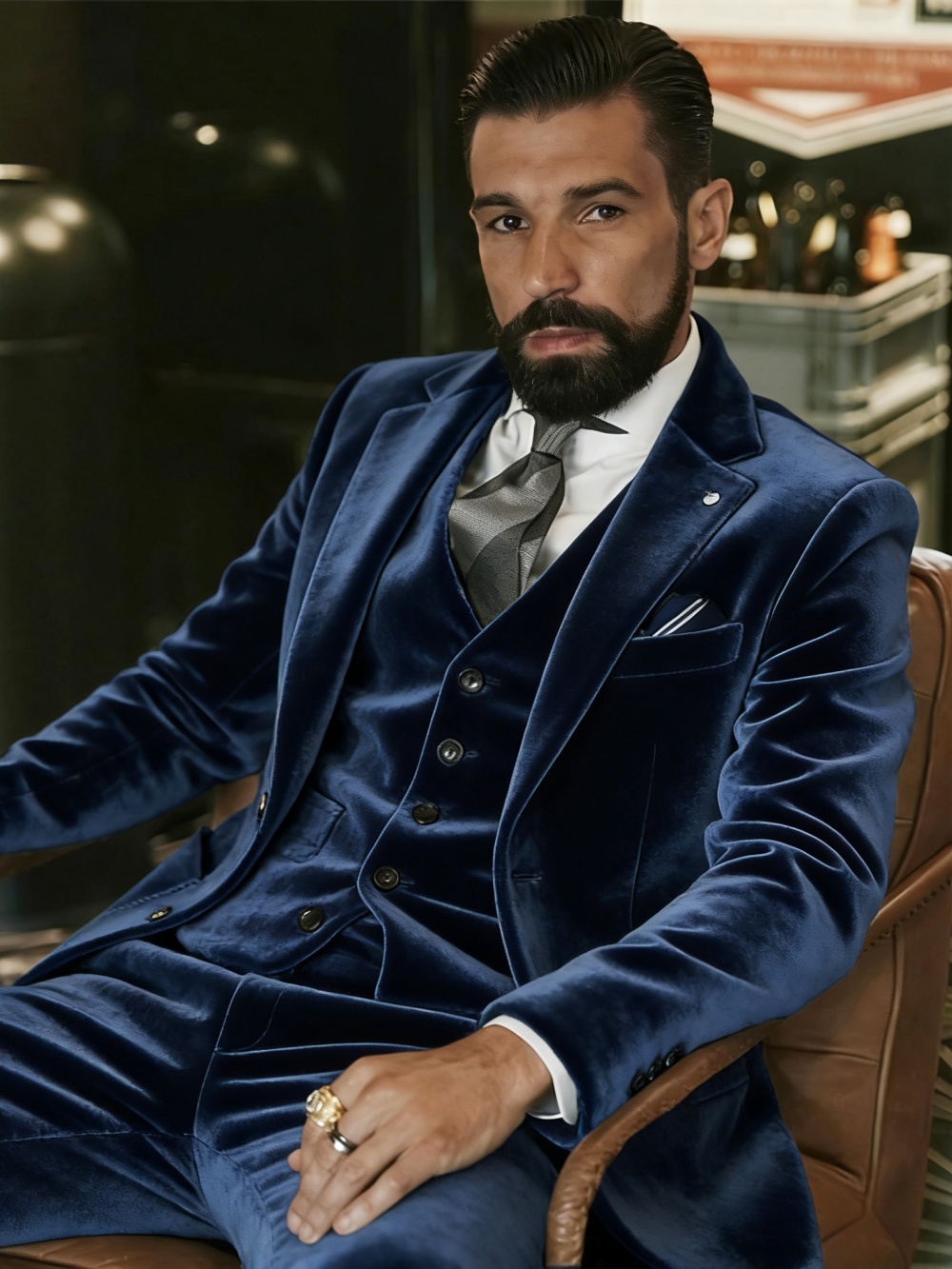 Men's Velvet Suits 3 Pieces Da - مراجعة Men'S Formal Wear For A Wedding وسعره
