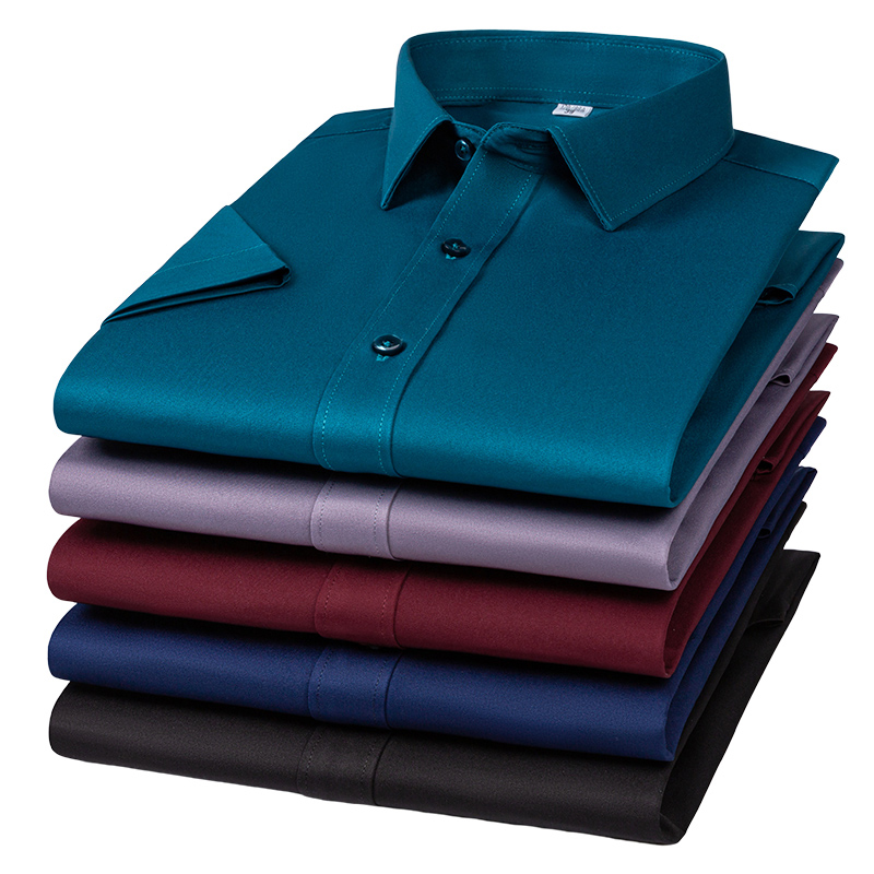 Men's Non-Iron Wrinkle-Resista - مراجعة Men Formal Office Wear Shirts وسعره