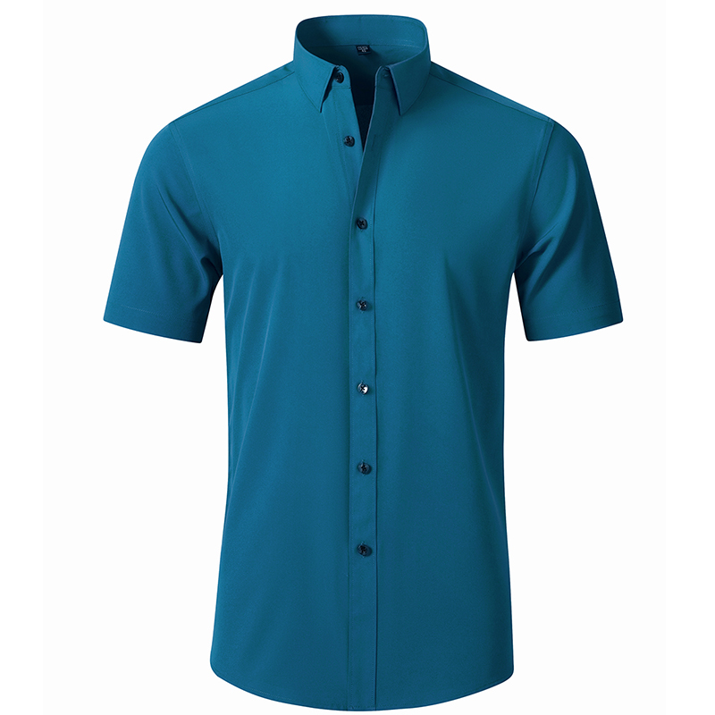 Men's Non-Iron Wrinkle-Resista - مراجعة Men Formal Office Wear Shirts وسعره