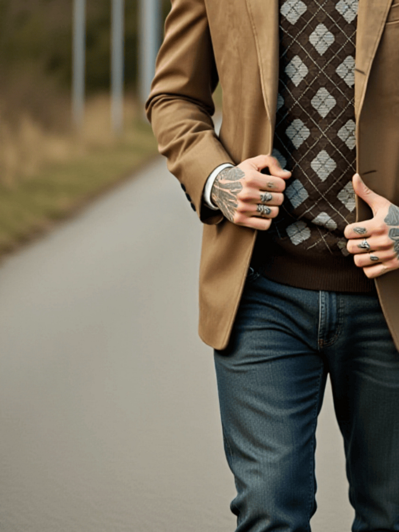Men's Single-Breasted Jacket i - مراجعة Men'S Urban Formal Wear وسعره