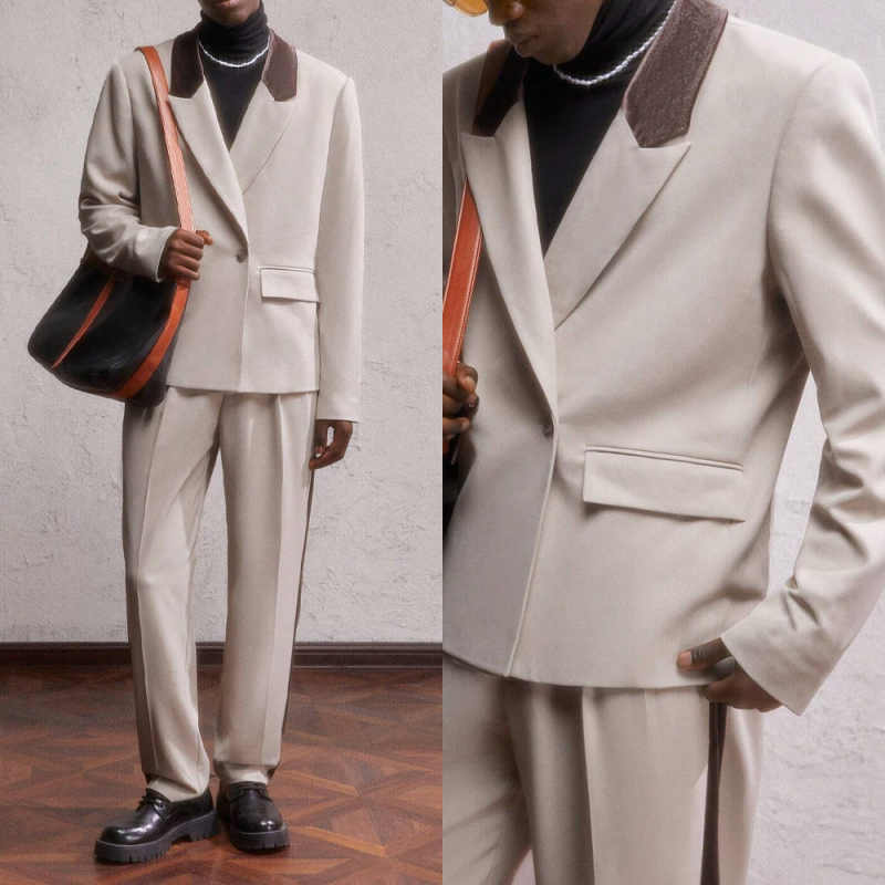 Simplicity Men Suit 2 Pieces J - مراجعة Men Formal Wear Pants وسعره