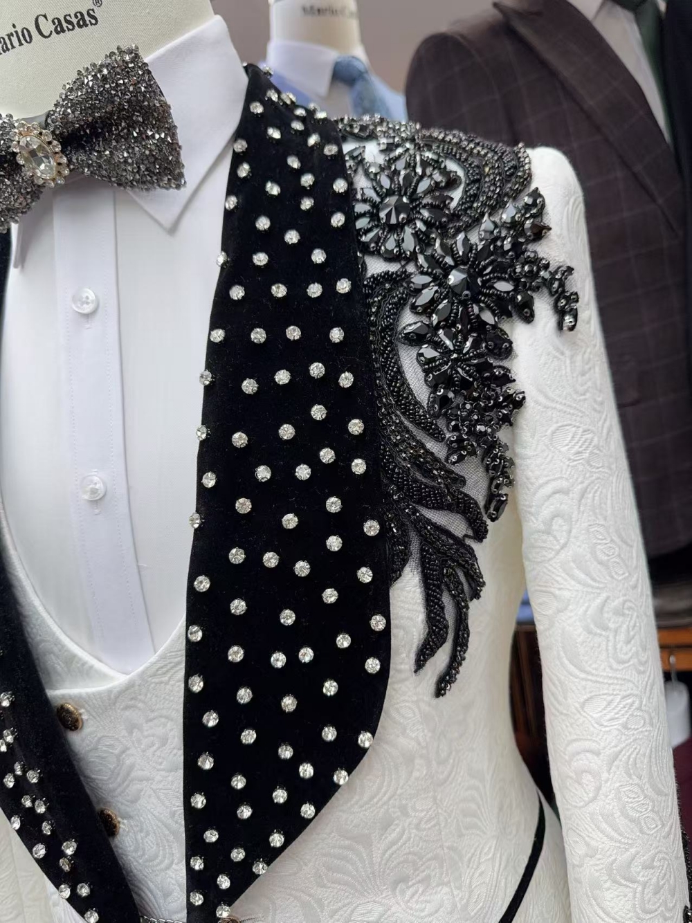 On Sale Luxurious Shawl Lapel  - مراجعة Men Formal Wear Pants وسعره